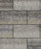 Тротуарная плитка Прямоугольник 600х300х80 мм, Габбро