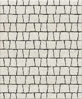 Тротуарная плитка Абрис, 60 мм, белый