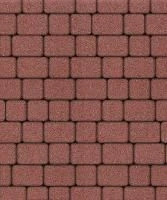 Тротуарная плитка Классико, 40 мм, красный