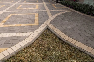 Тротуарная плитка Б.1.Фсм.6 гладкая желтая