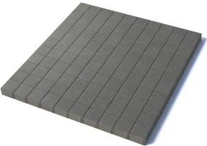 Тротуарная плитка Квадрат 100х100х60 мм, серый