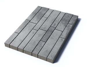 Тротуарная плитка Табула, 80 мм, Антрацит Тротуарная плитка Табула, 80 мм, Антрацит