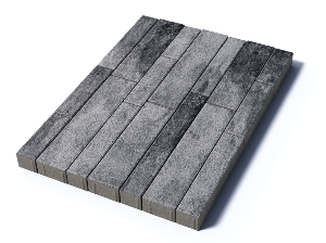 Тротуарная плитка Табула, 80 мм, гранит, Антрацит Тротуарная плитка Табула, 80 мм, гранит, Антрацит