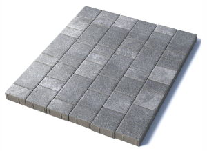 Тротуарная плитка Старый город, 60 мм, Шунгит