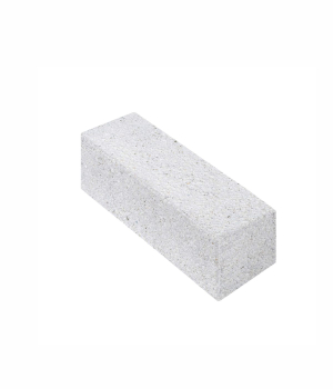 Облицовочный угловой вибропрессованый кирпич, полный прокрас, мрамор, белый