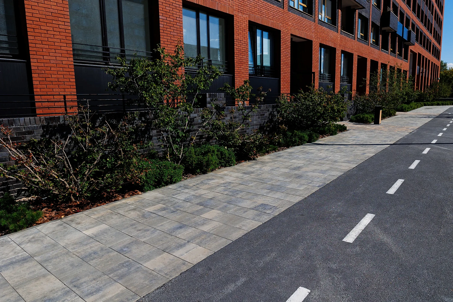 Жилой комплекс Речной порт, благоустройство