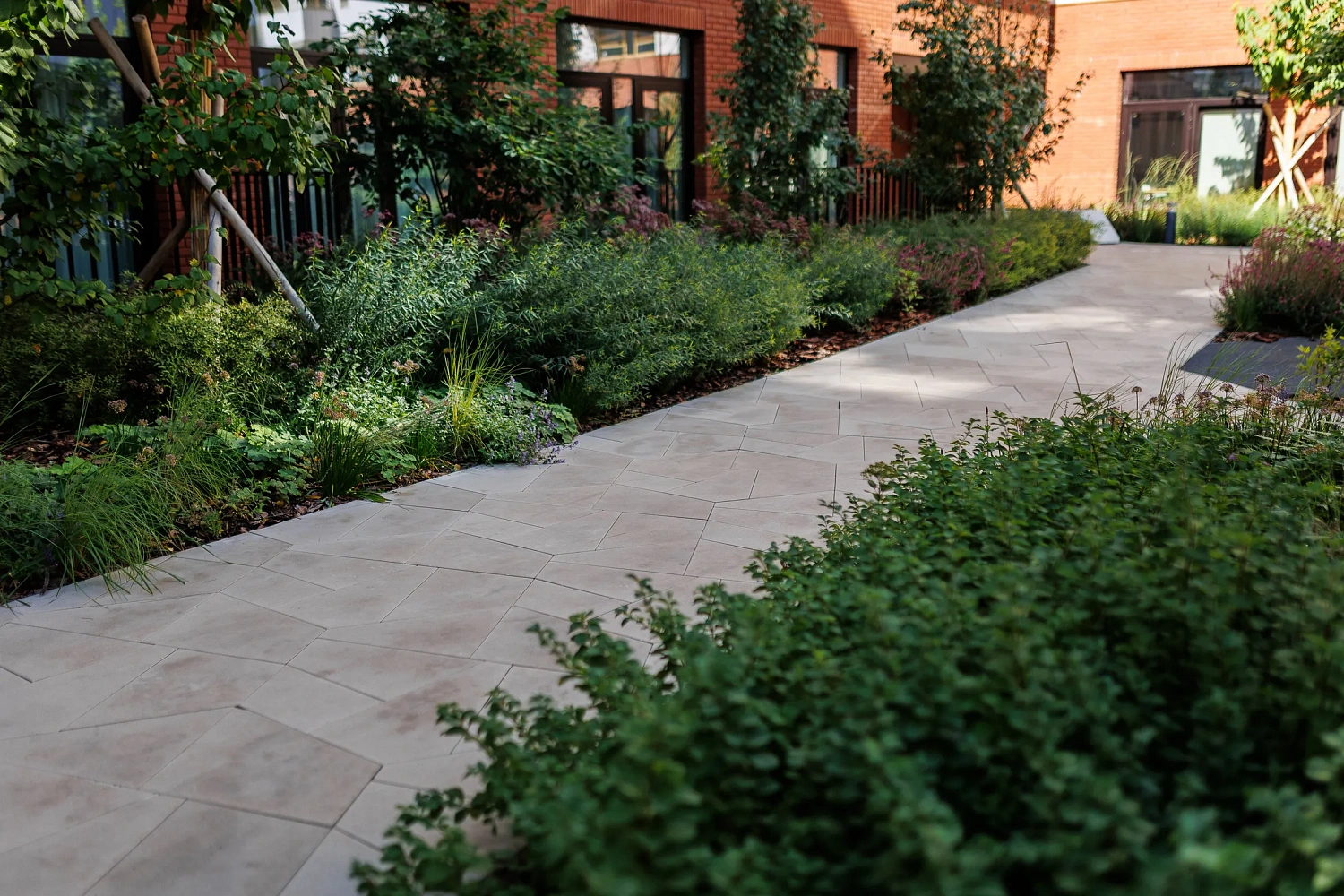 Жилой комплекс Речной порт, благоустройство