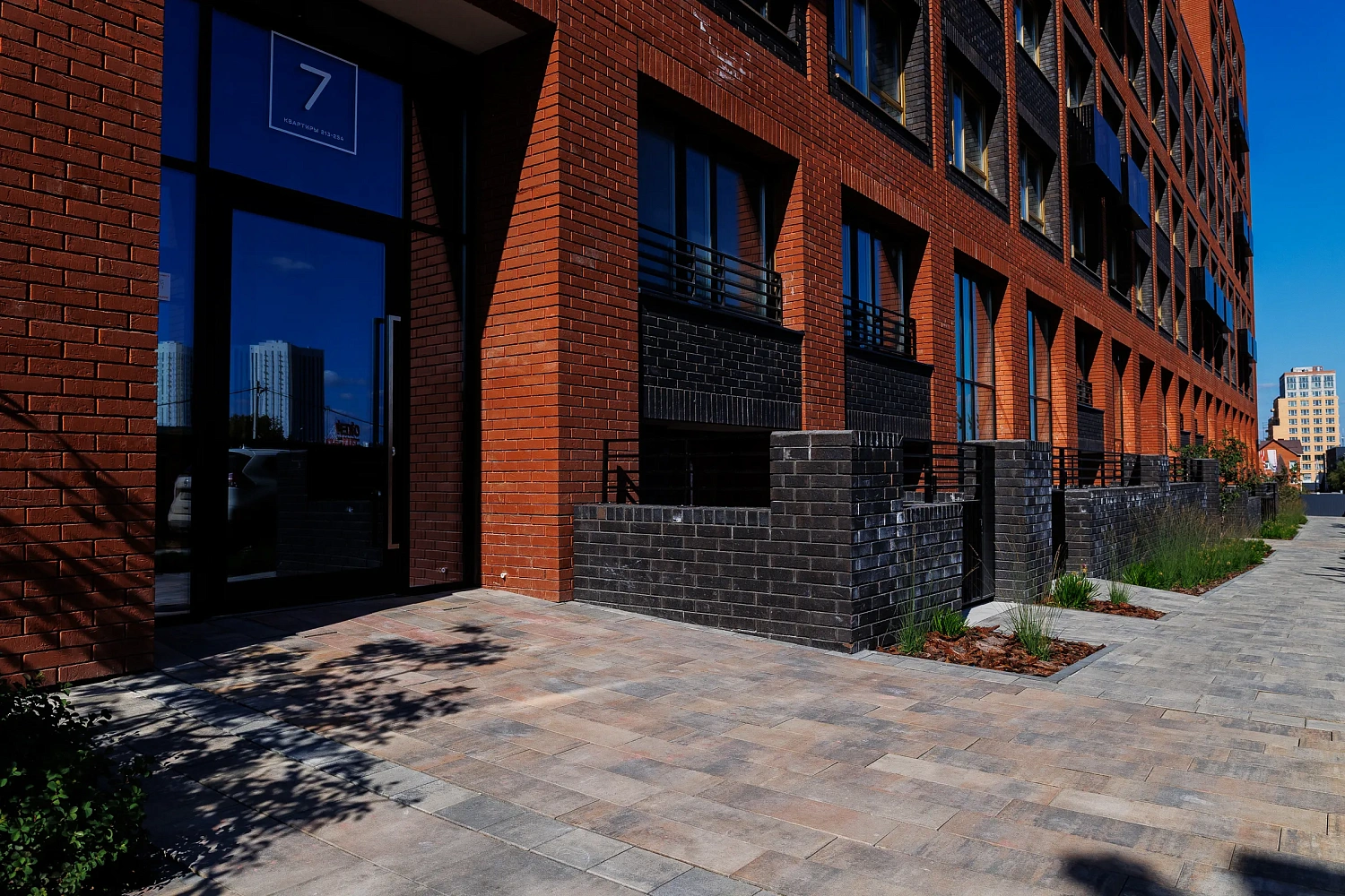 Жилой комплекс Речной порт, благоустройство