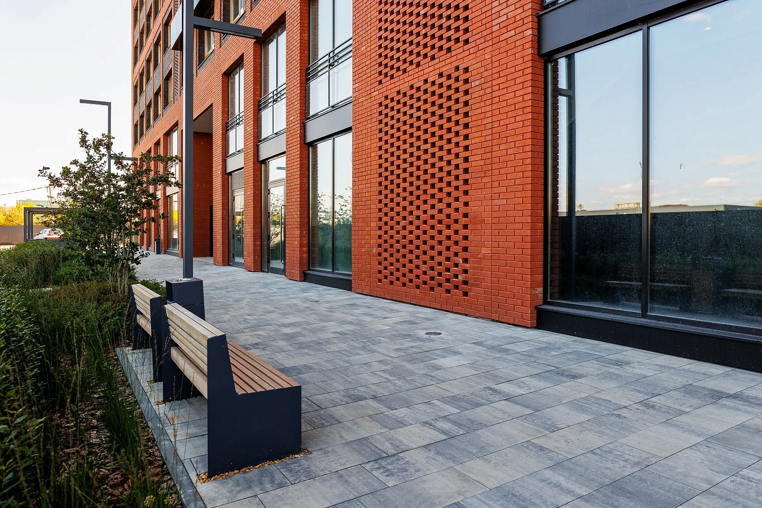 Жилой комплекс Речной порт, благоустройство