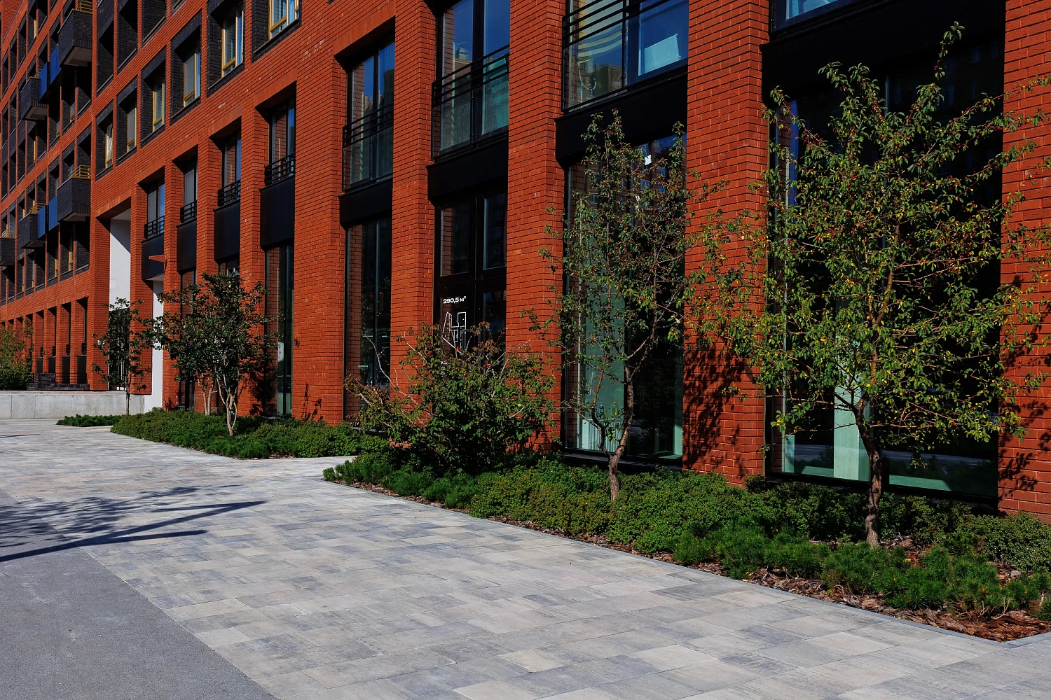 Жилой комплекс Речной порт, благоустройство