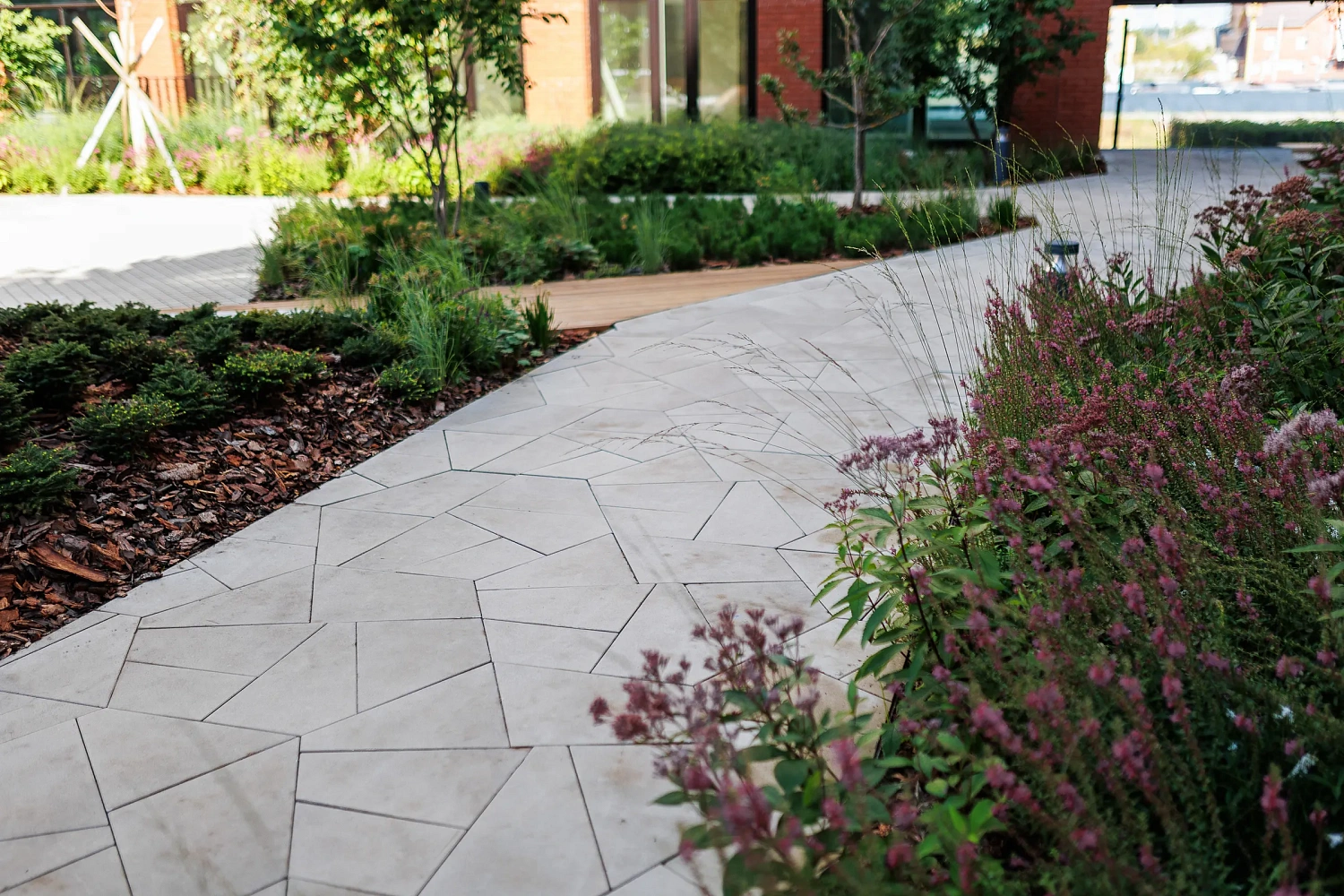 Жилой комплекс Речной порт, благоустройство