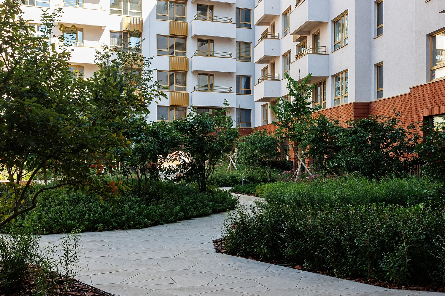 Жилой комплекс Речной порт, благоустройство