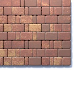 Тротуарная плитка Классико Б.1.КО.6 гладкий листопад, осень