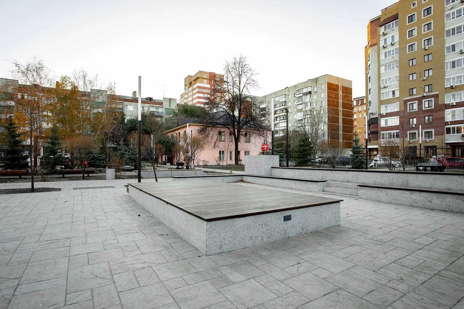 Сквер Отрядов мэра в Тюмени