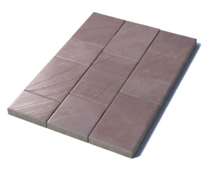 Тротуарная плитка Литос, 60 мм, Плитняк