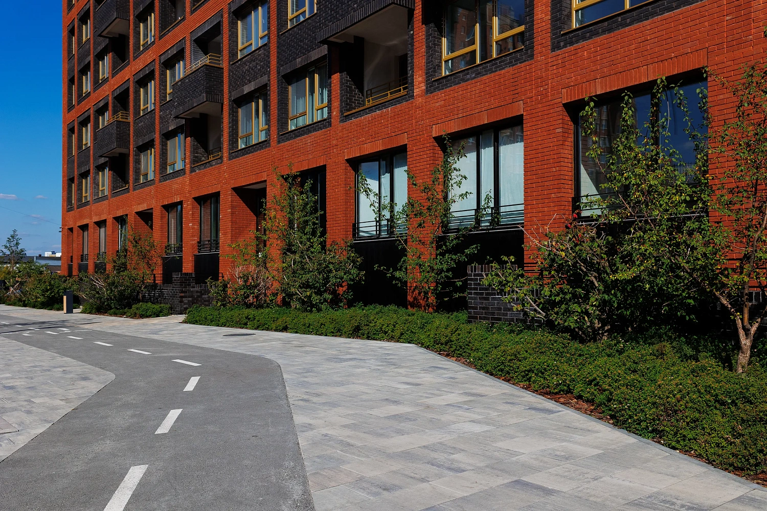 Жилой комплекс Речной порт, благоустройство