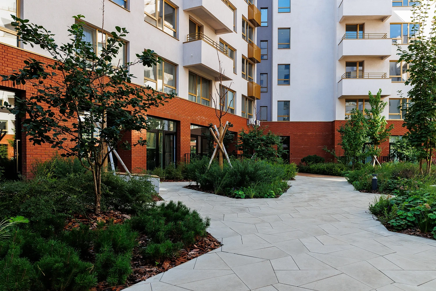 Жилой комплекс Речной порт, благоустройство