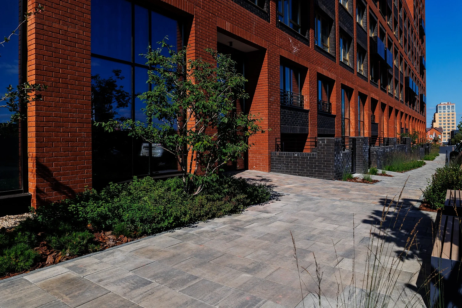 Жилой комплекс Речной порт, благоустройство