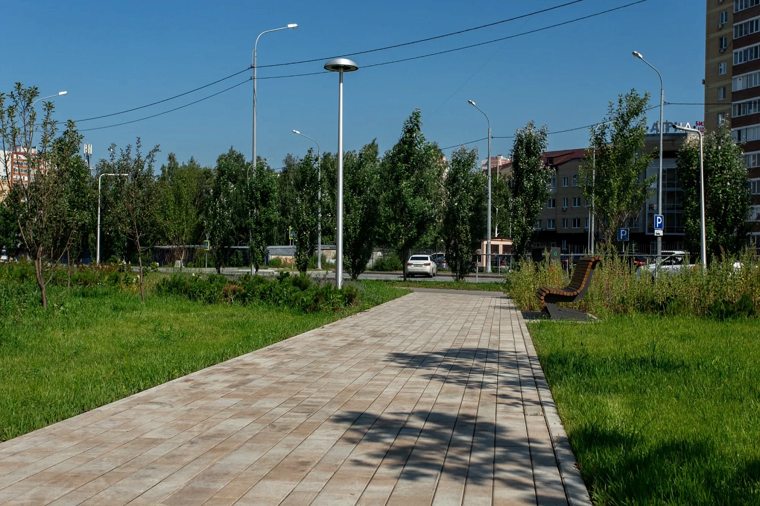 Бульвар Ершова в Тюмени