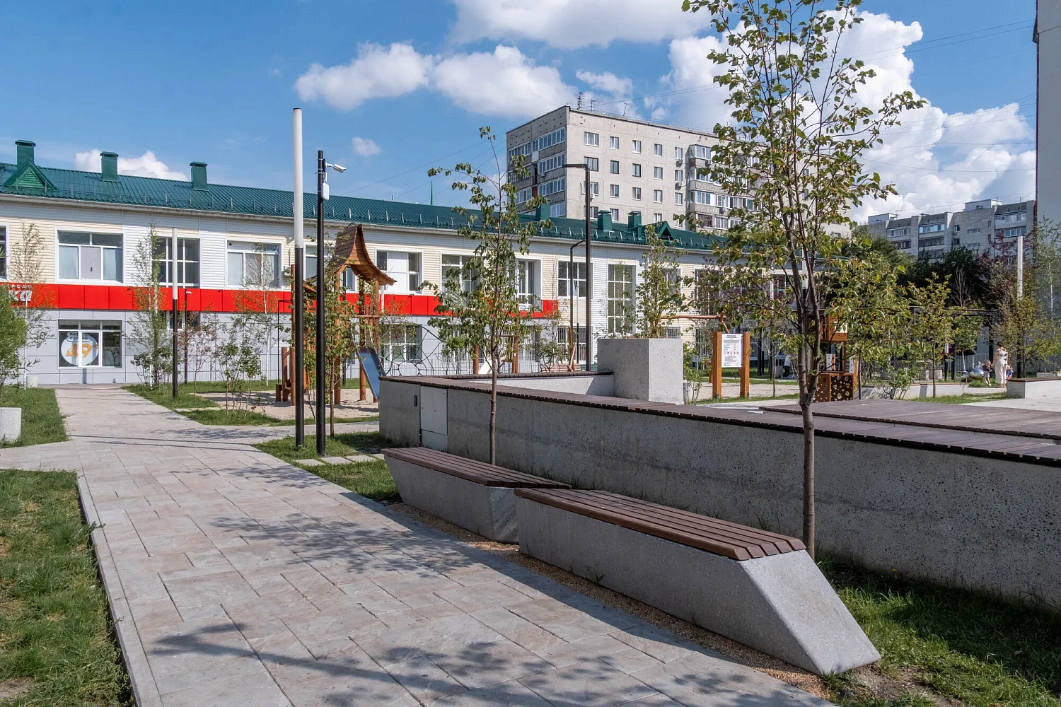 Сквер Отрядов мэра в Тюмени