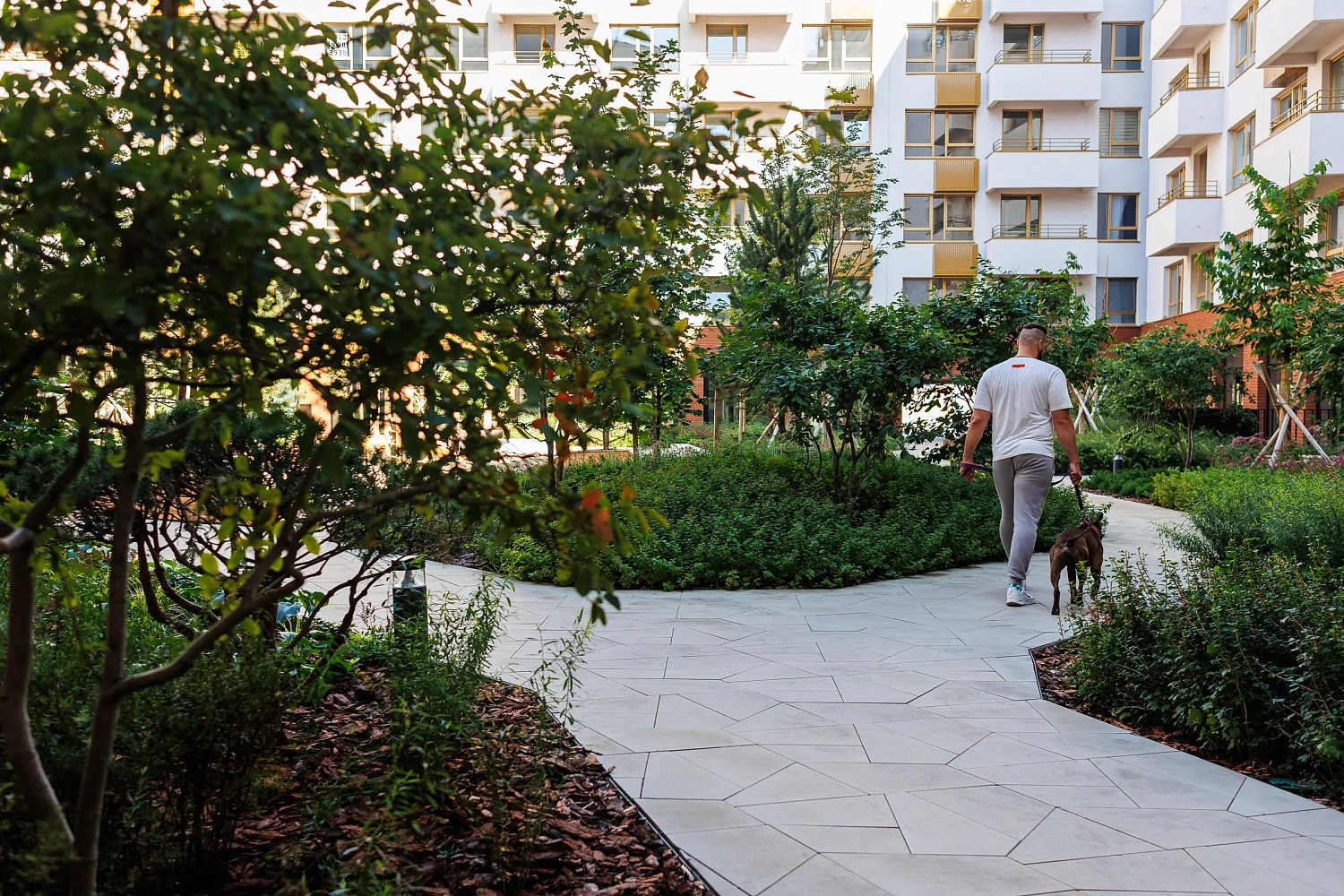 Жилой комплекс Речной порт, благоустройство