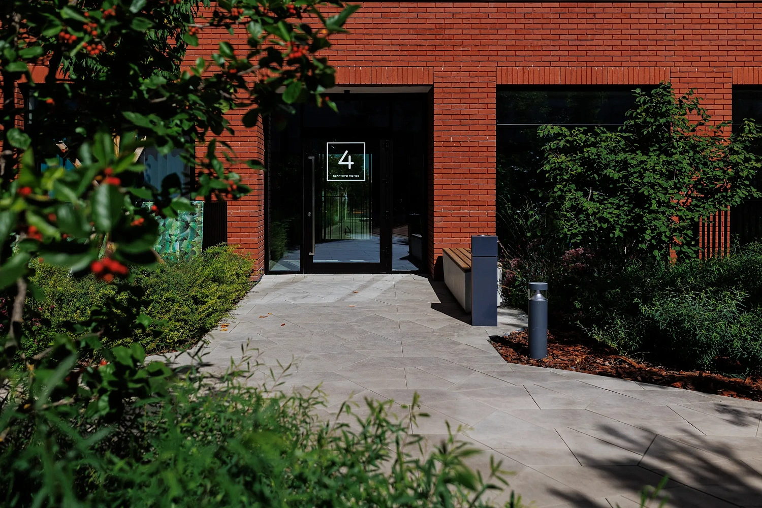 Жилой комплекс Речной порт, благоустройство