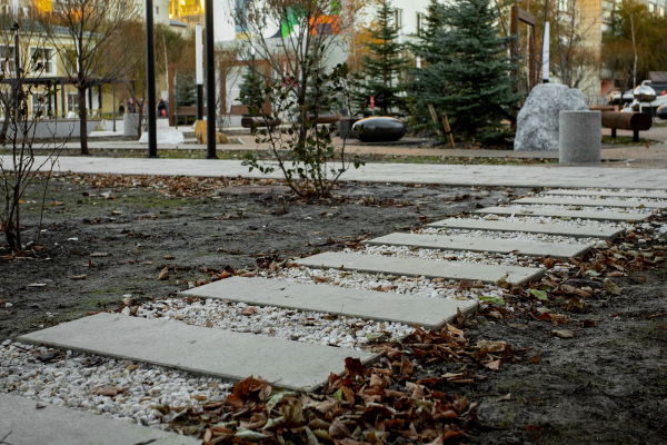 Сквер Отрядов мэра в Тюмени