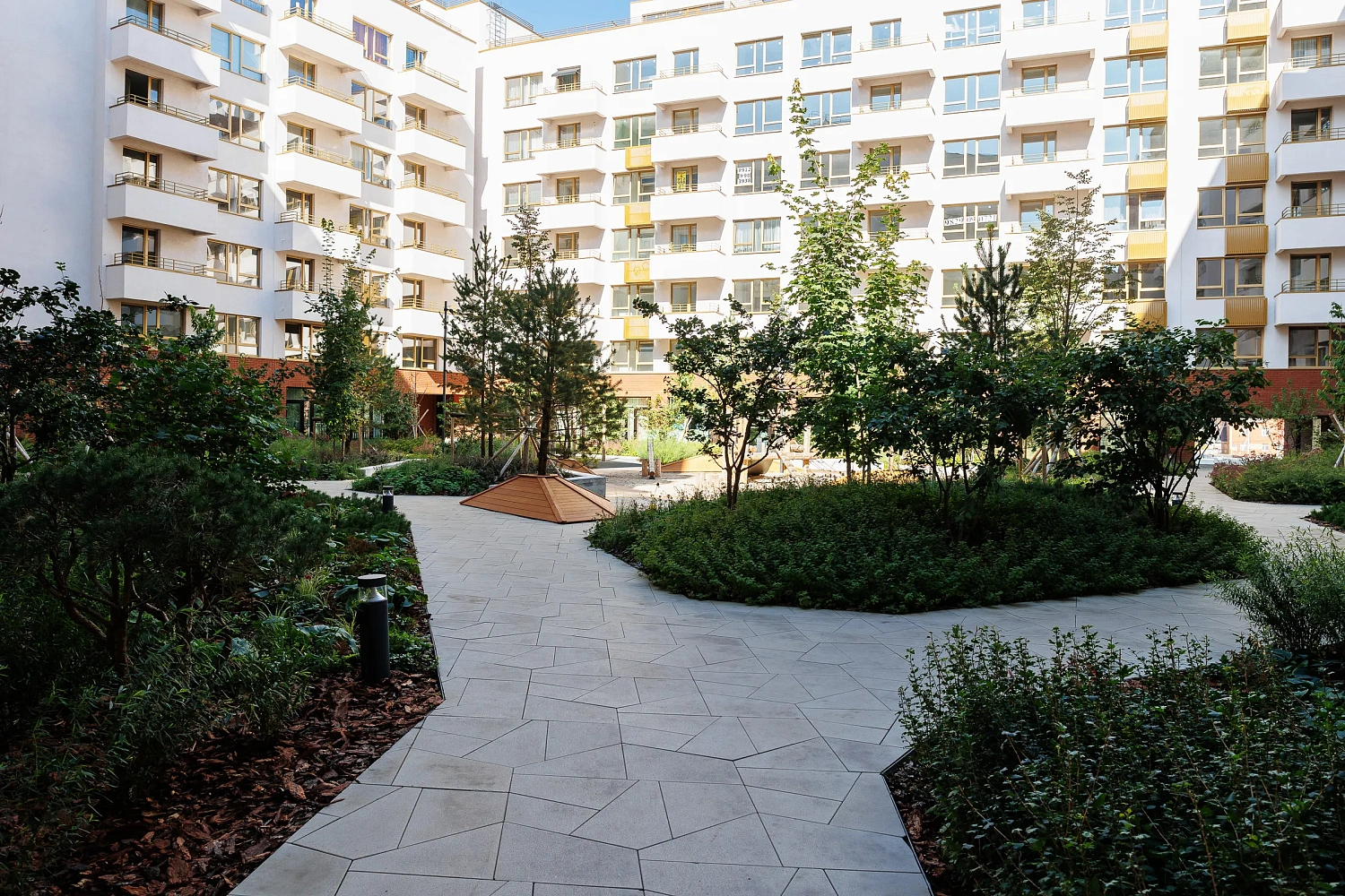 Жилой комплекс Речной порт, благоустройство