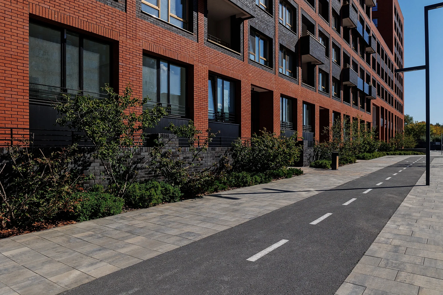 Жилой комплекс Речной порт, благоустройство