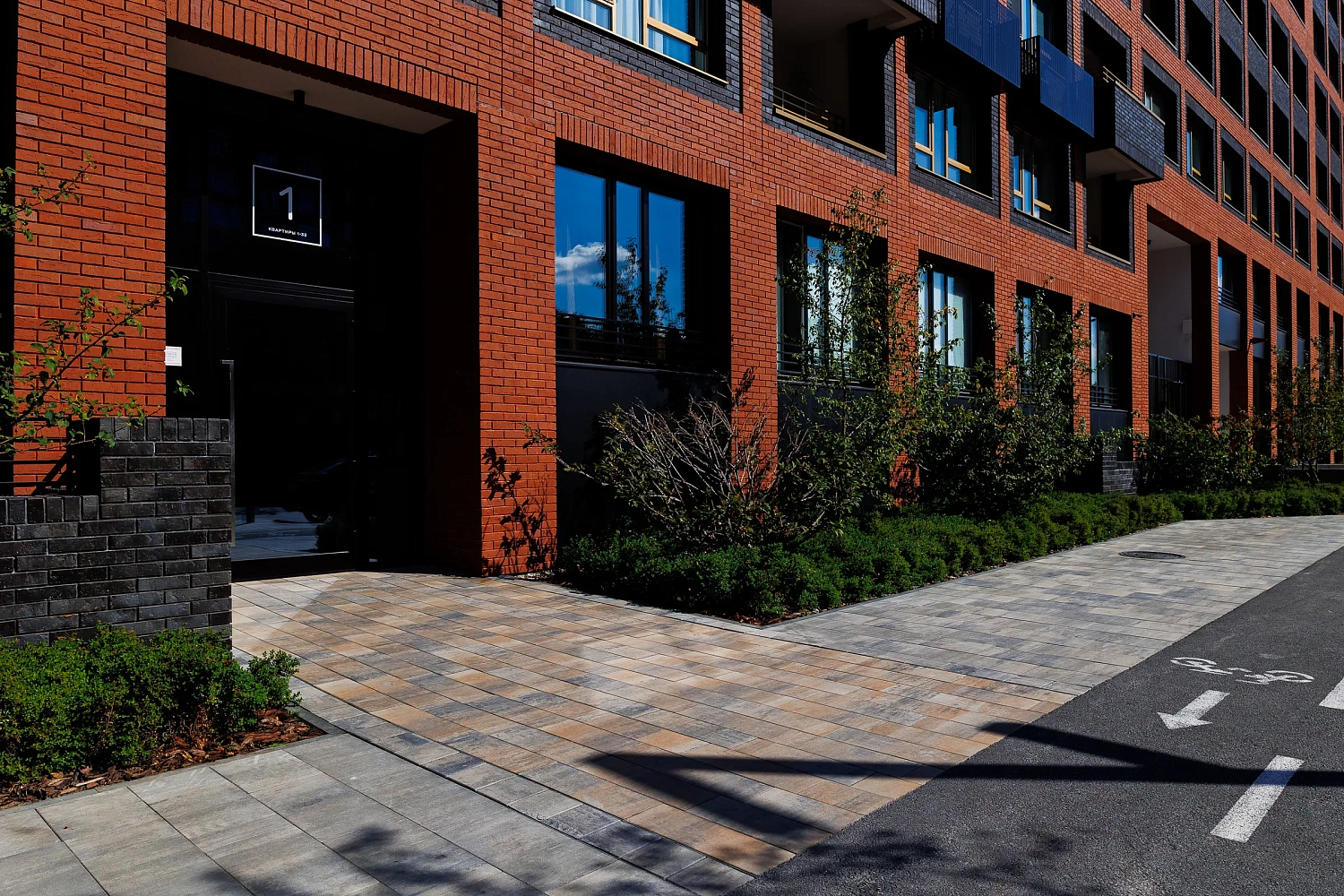 Жилой комплекс Речной порт, благоустройство